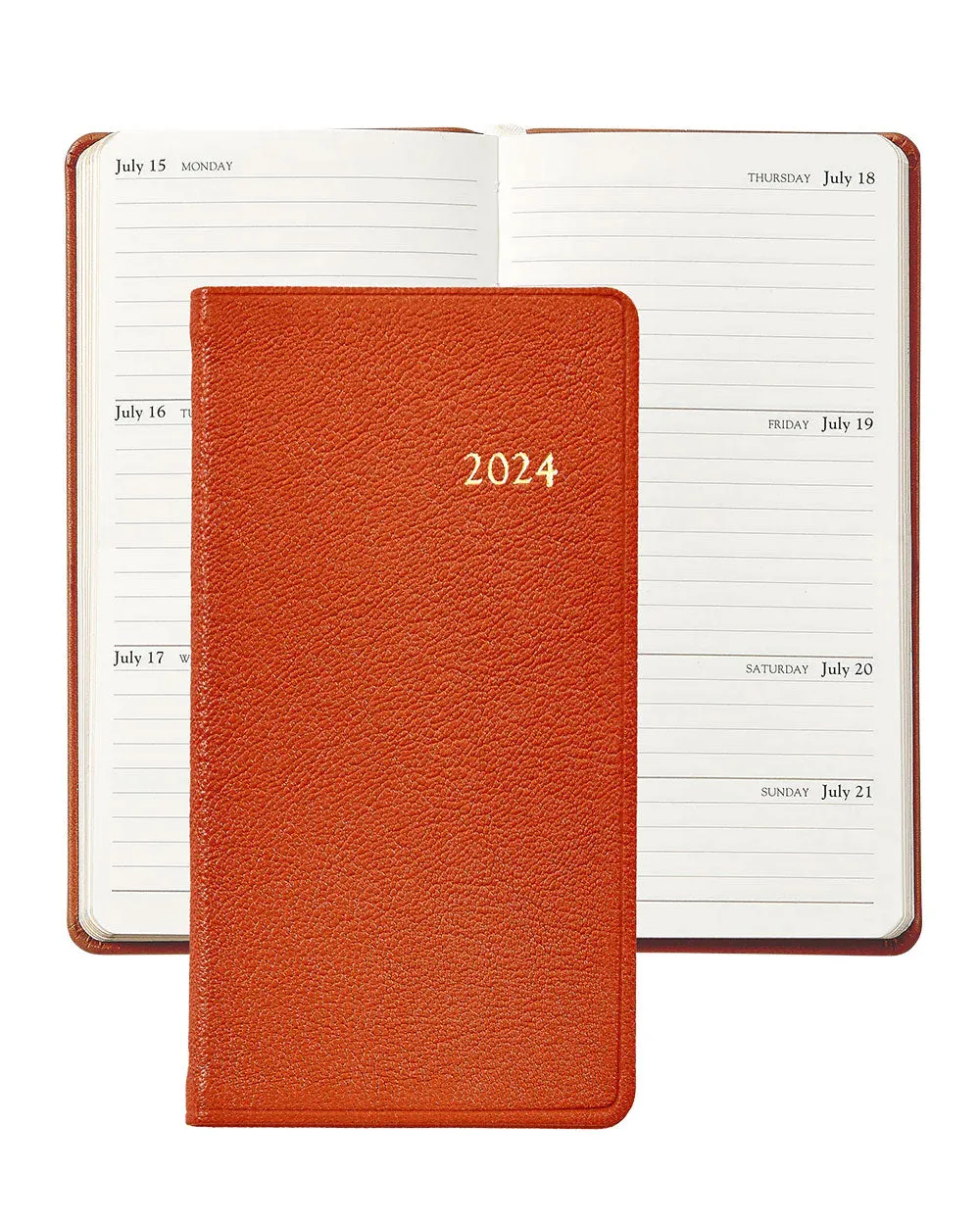 2024 Pocket Datebook in Orange