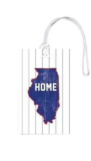 612 My Home State Illinois Luggage Tag