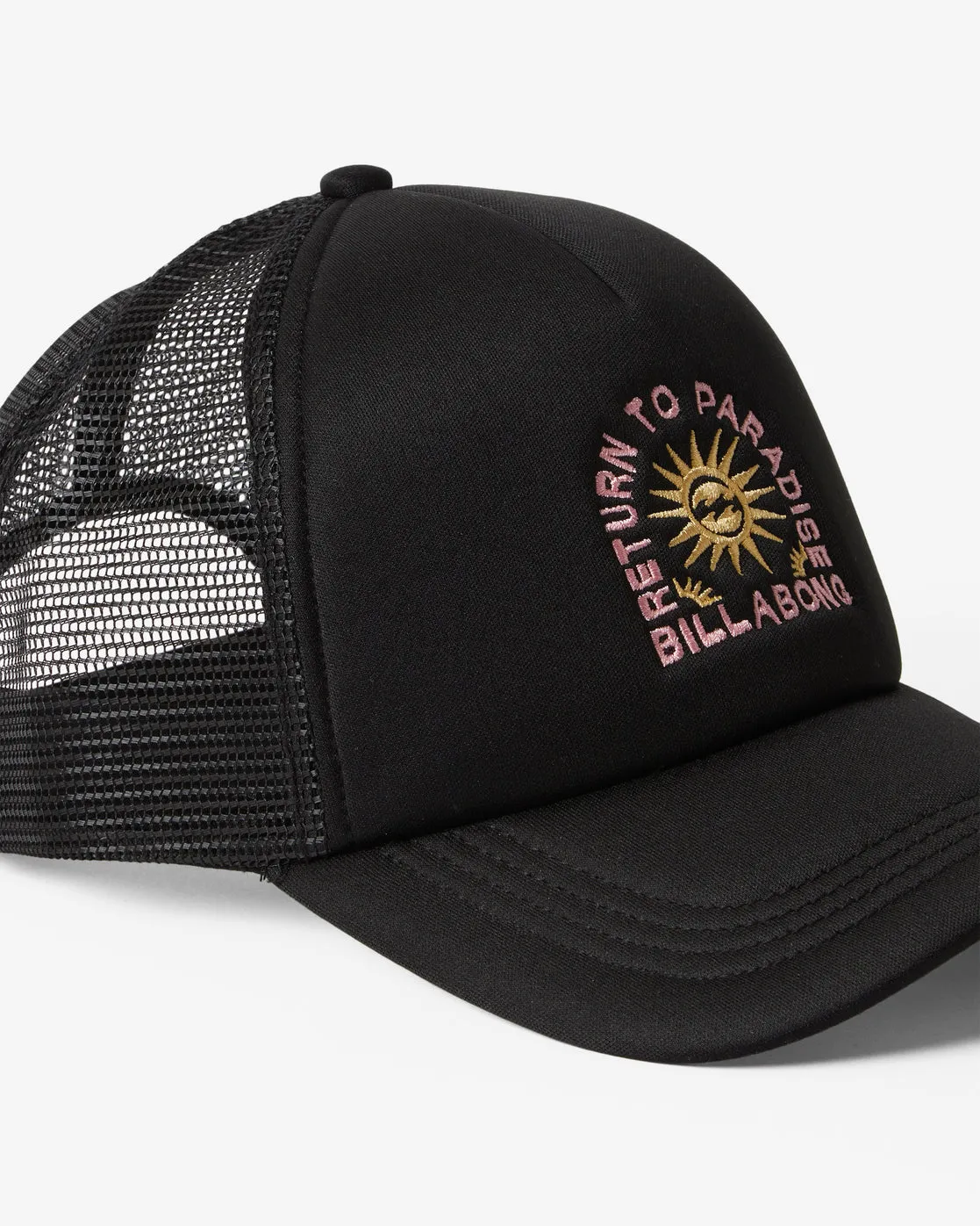 Across Waves Trucker Hat - Black Pebble 2