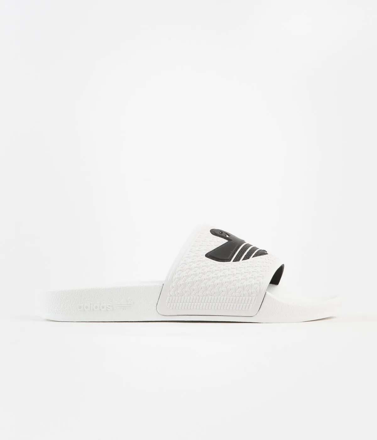 Adidas Shmoofoil Slides - White / Black / White