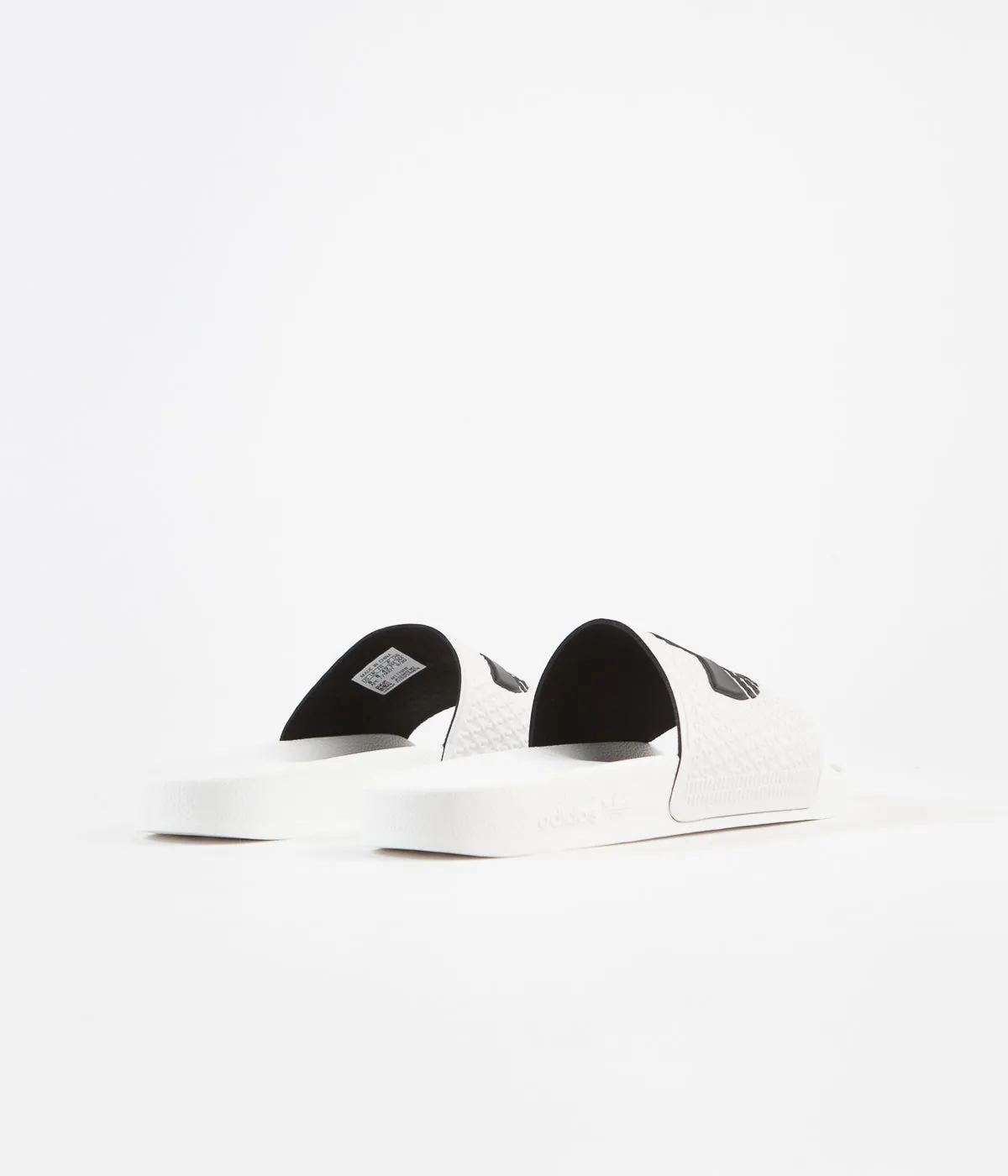 Adidas Shmoofoil Slides - White / Black / White