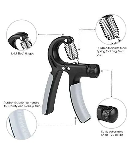 Adjustable Hand Exerciser for Men & Women (5 - 60 kg)