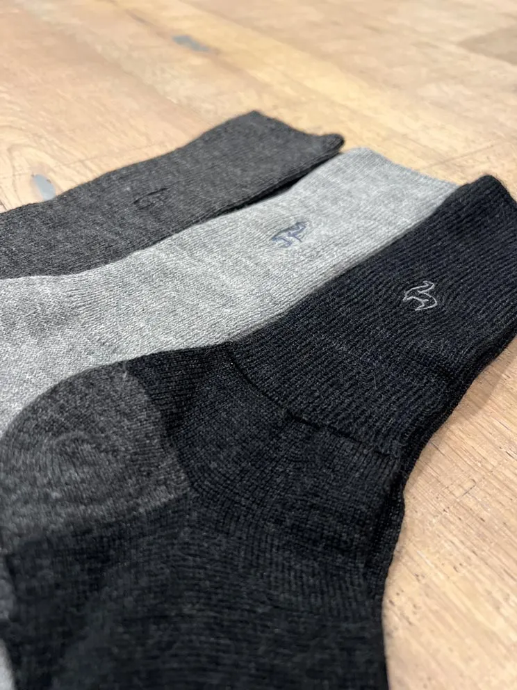 Alpaca Socks - Business - Charcoal