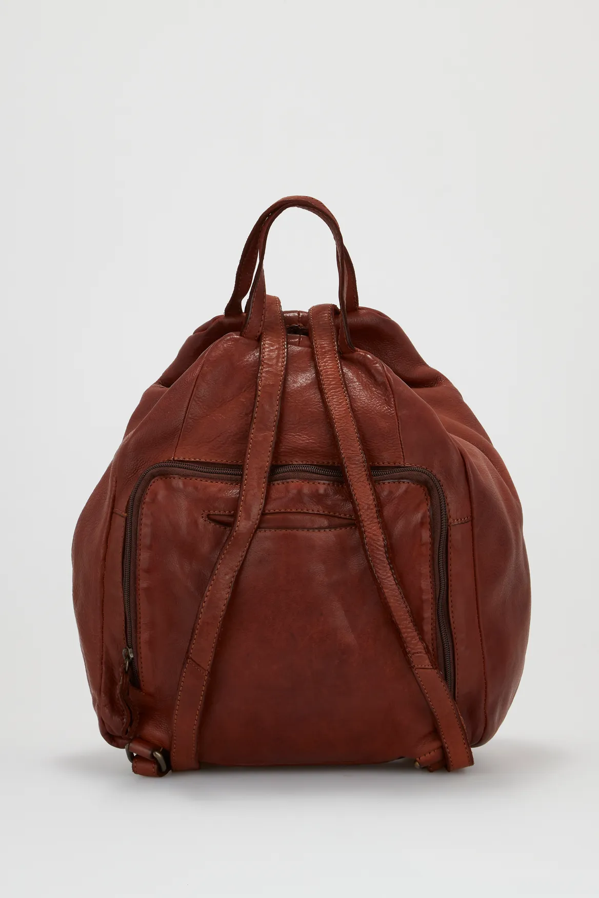 Ari Leather Tassel Backpack