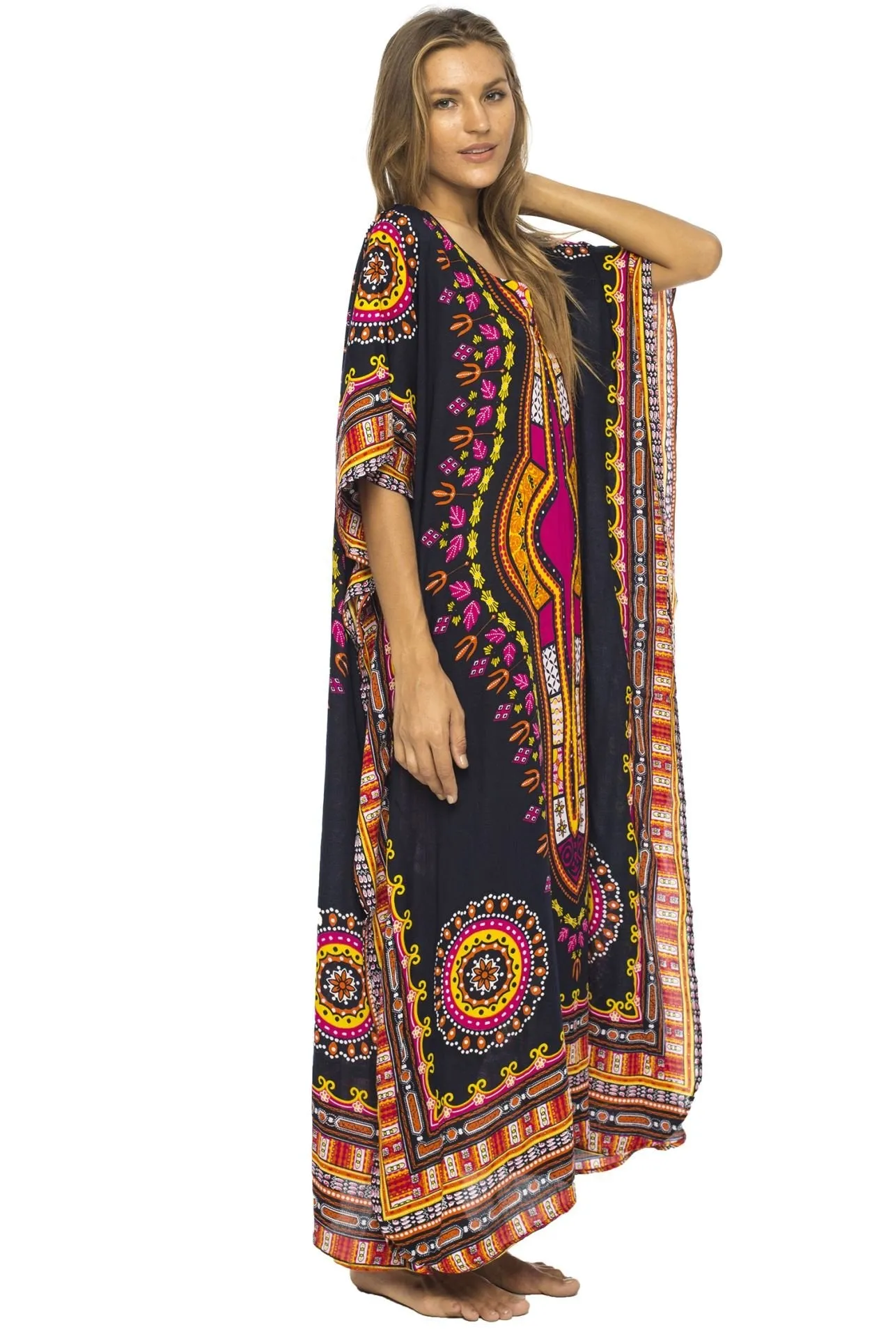 Back From Bali Womens Long Maxi Swimsuit Beach Cover Up African Caftan Patterns