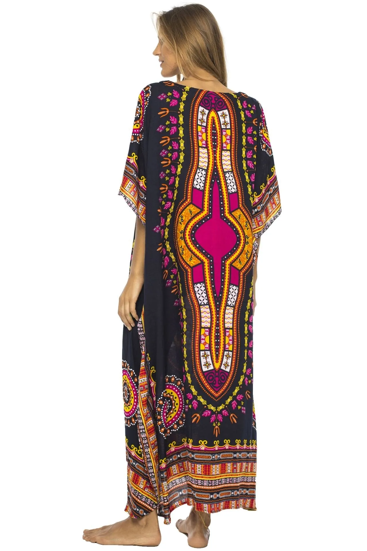 Back From Bali Womens Long Maxi Swimsuit Beach Cover Up African Caftan Patterns