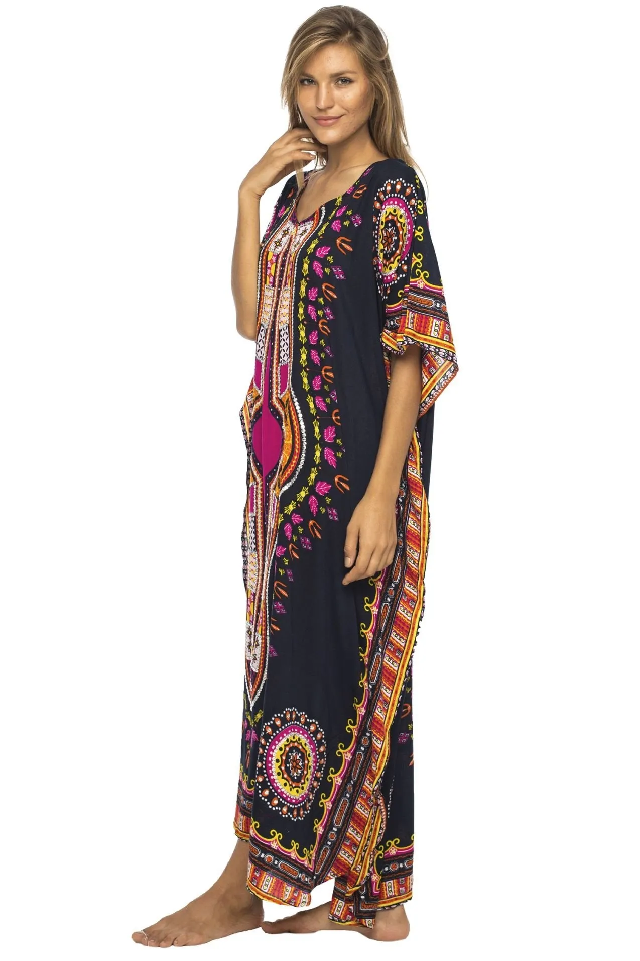 Back From Bali Womens Long Maxi Swimsuit Beach Cover Up African Caftan Patterns