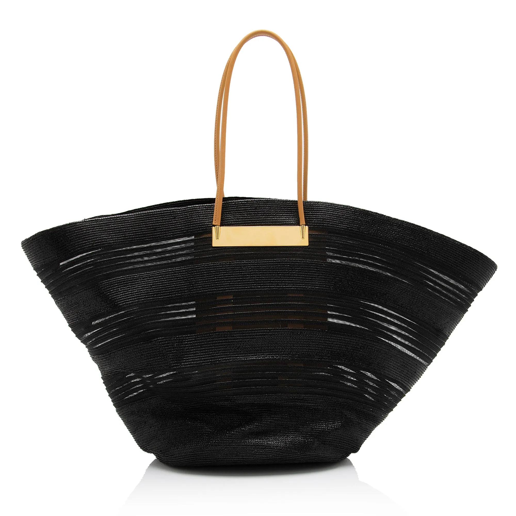 Balenciaga Cable Raffia Basket Maxi Tote (SHF-uUXm6S)