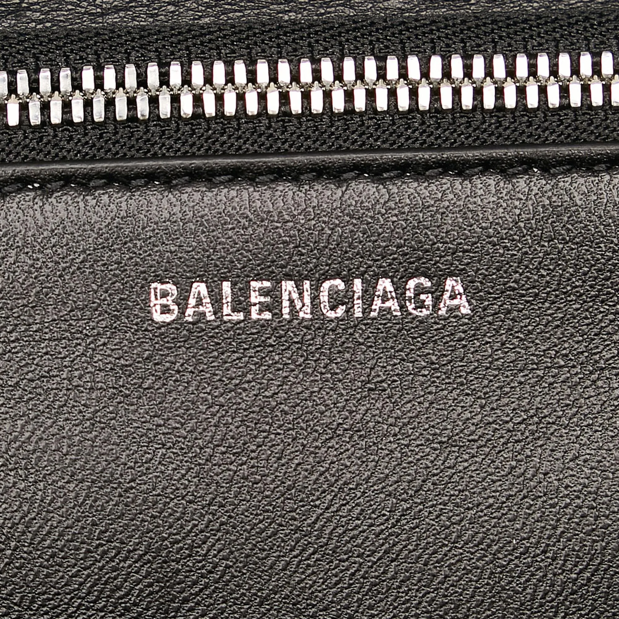 Balenciaga Logo Faux Fur Everyday XS Tote (SHG-UoEl2c)