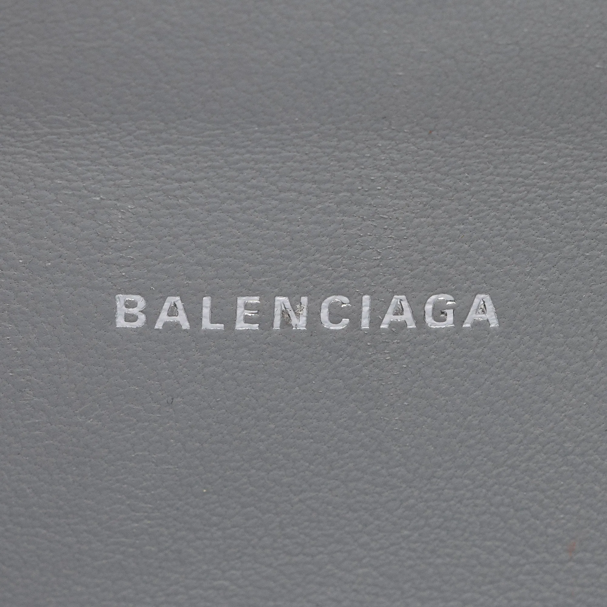 Balenciaga Metallic Calfskin Hourglass XS Top Handle