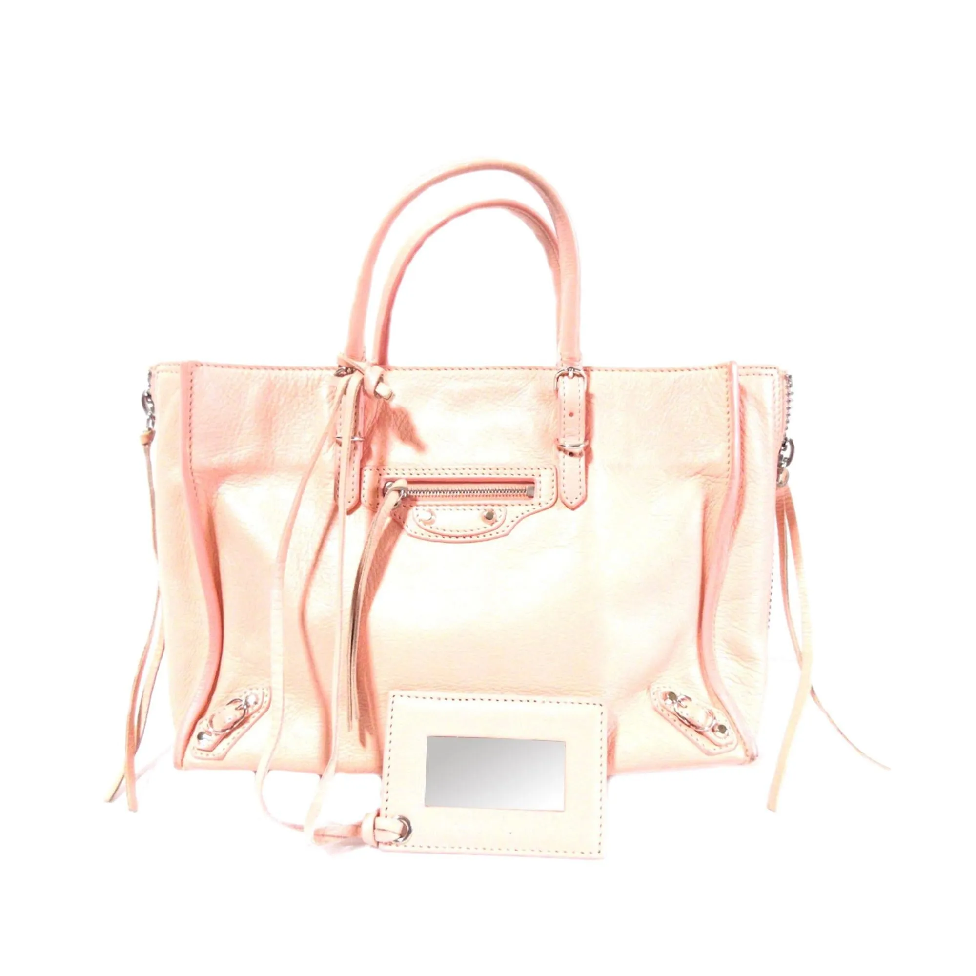 Balenciaga Mini Papier A6 Zip-Around Satchel