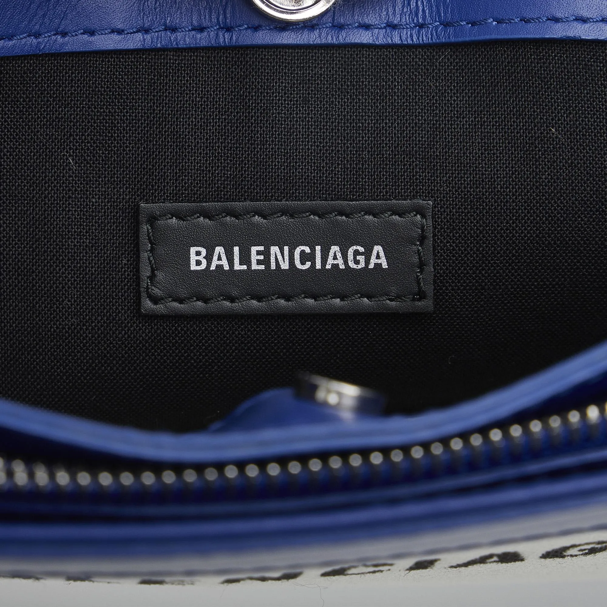 Balenciaga Navy Pochette S Crossbody