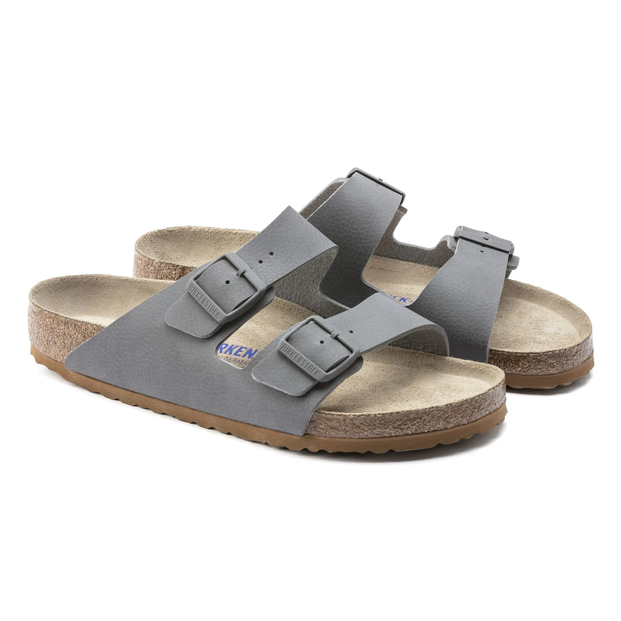 Birkenstock Arizona SFB BF Sandals - Desert Soil Grey