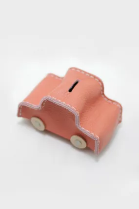 Car Money Bank - Orange/Tan