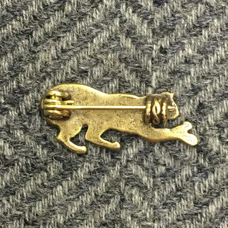 Cat Pin - Silver or Bronze