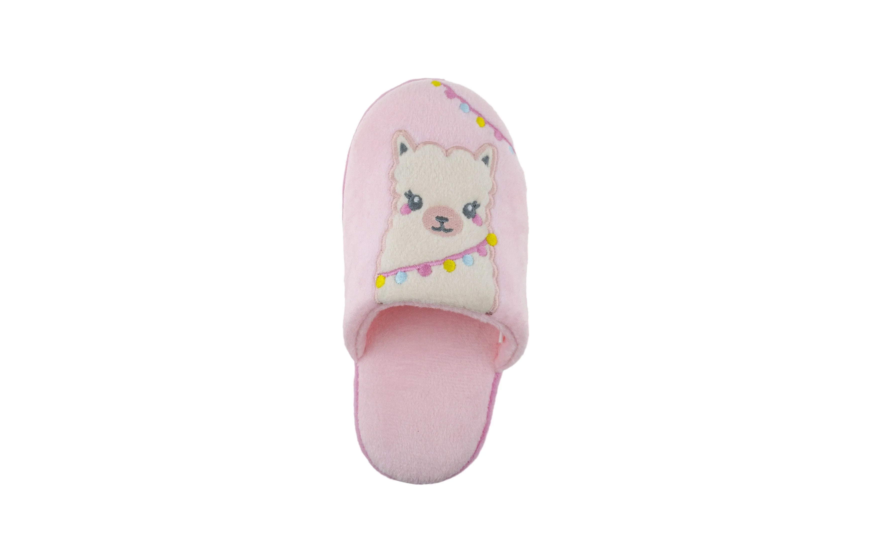 Chatties Girls' Big Kid Slip On Plush House Slippers, Cute Warm Comfortable Shoes for Home