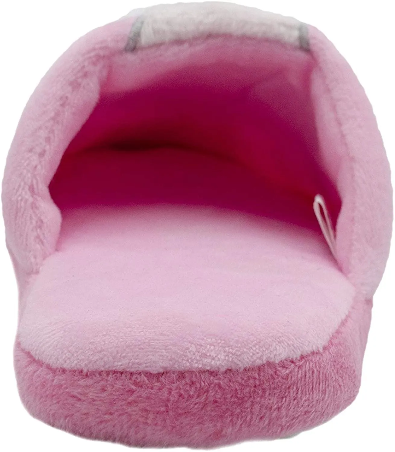 Chatties Girls' Big Kid Slip On Plush House Slippers, Cute Warm Comfortable Shoes for Home