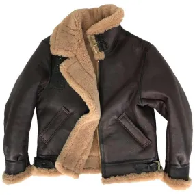 Cockpit USA Mens Spitfire B-3 Sheepskin Bomber Jacket SIZE 38 Final Sale - Ships Same Day