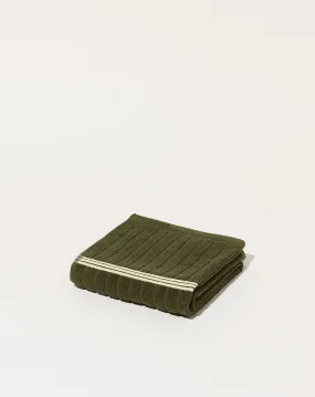 Emerald Hand Towel in Moss