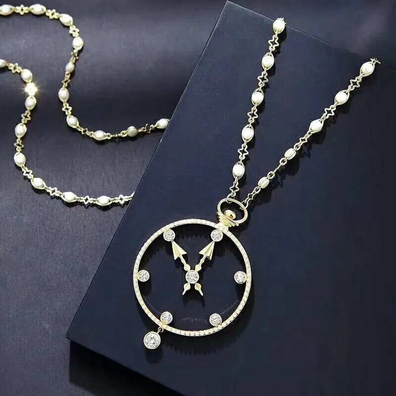 Eternal Timeless Clock Necklace