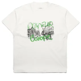 Flaneur Reversible Interior/Exterior Tee - White