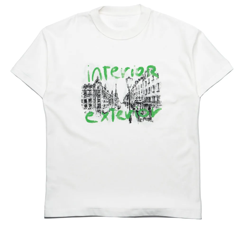 Flaneur Reversible Interior/Exterior Tee - White