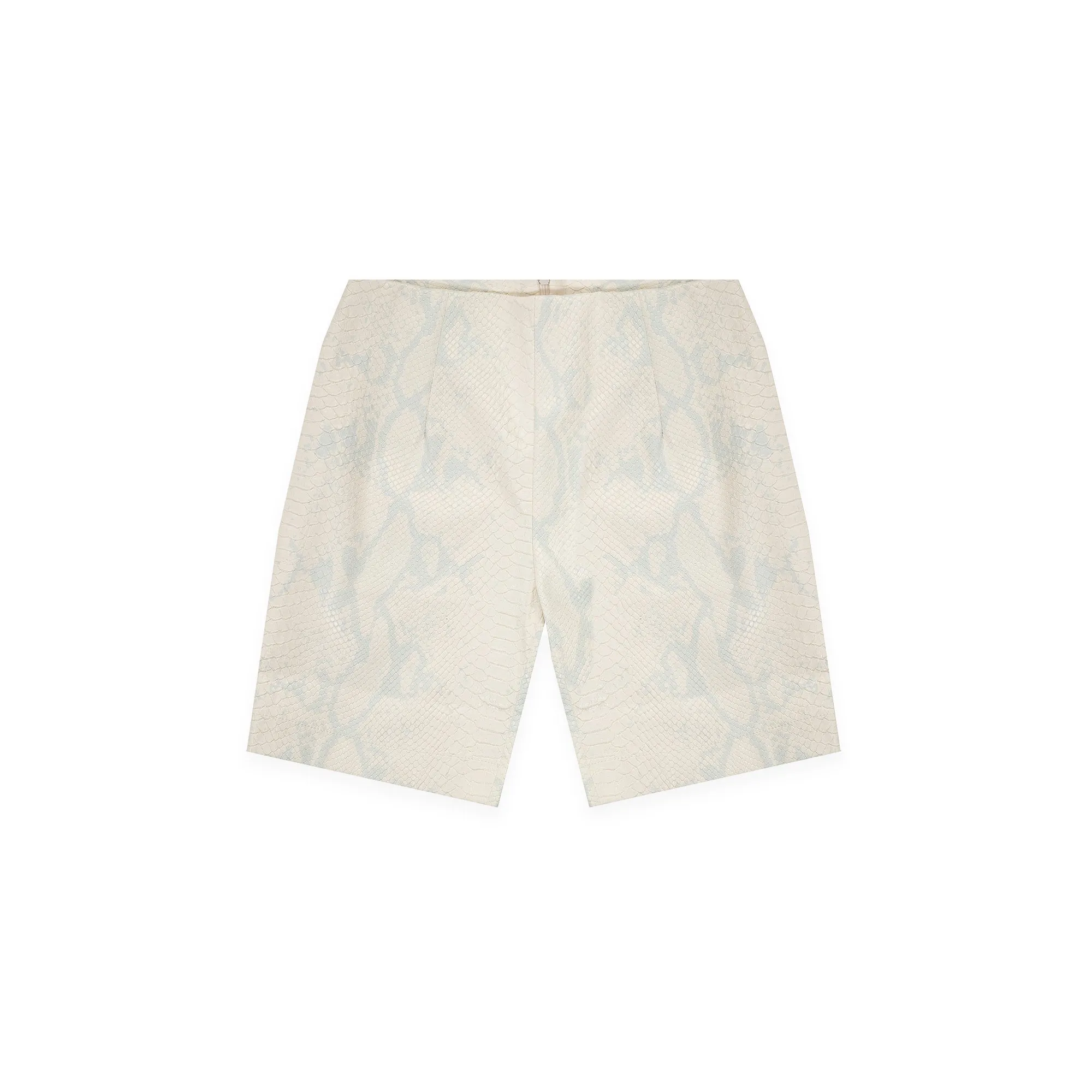 GCDS Womens Rider Python Shorts