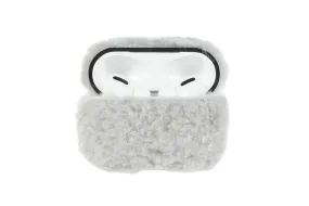 Gray Furry AirPod Holder