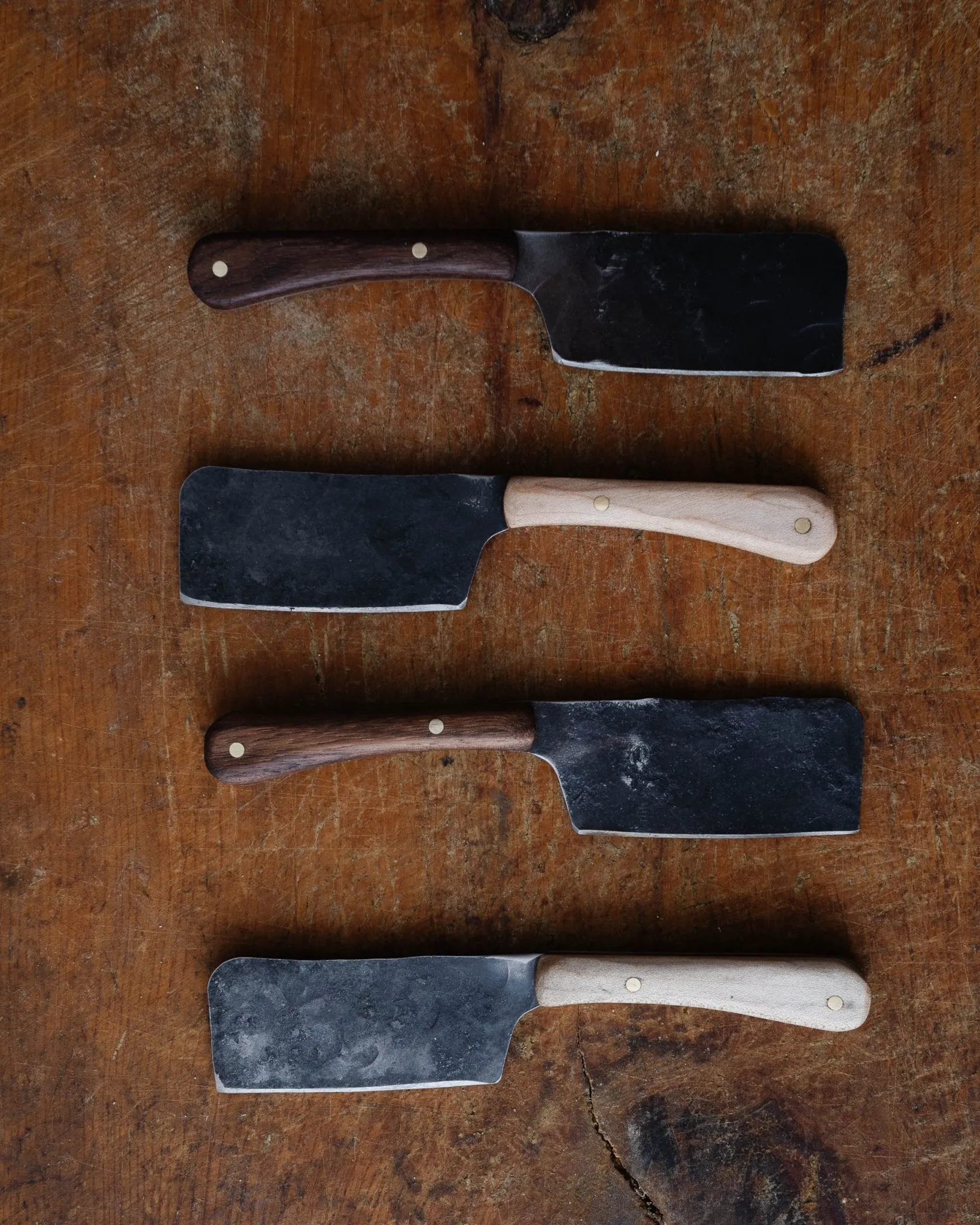 Hand Forged Walnut / Maple Spreader