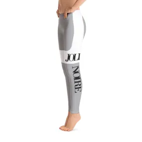 JOLIE NOIRE Leggings Gray/White