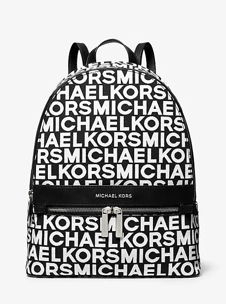 Kenly Large Graphic Logo Jacquard Backpack