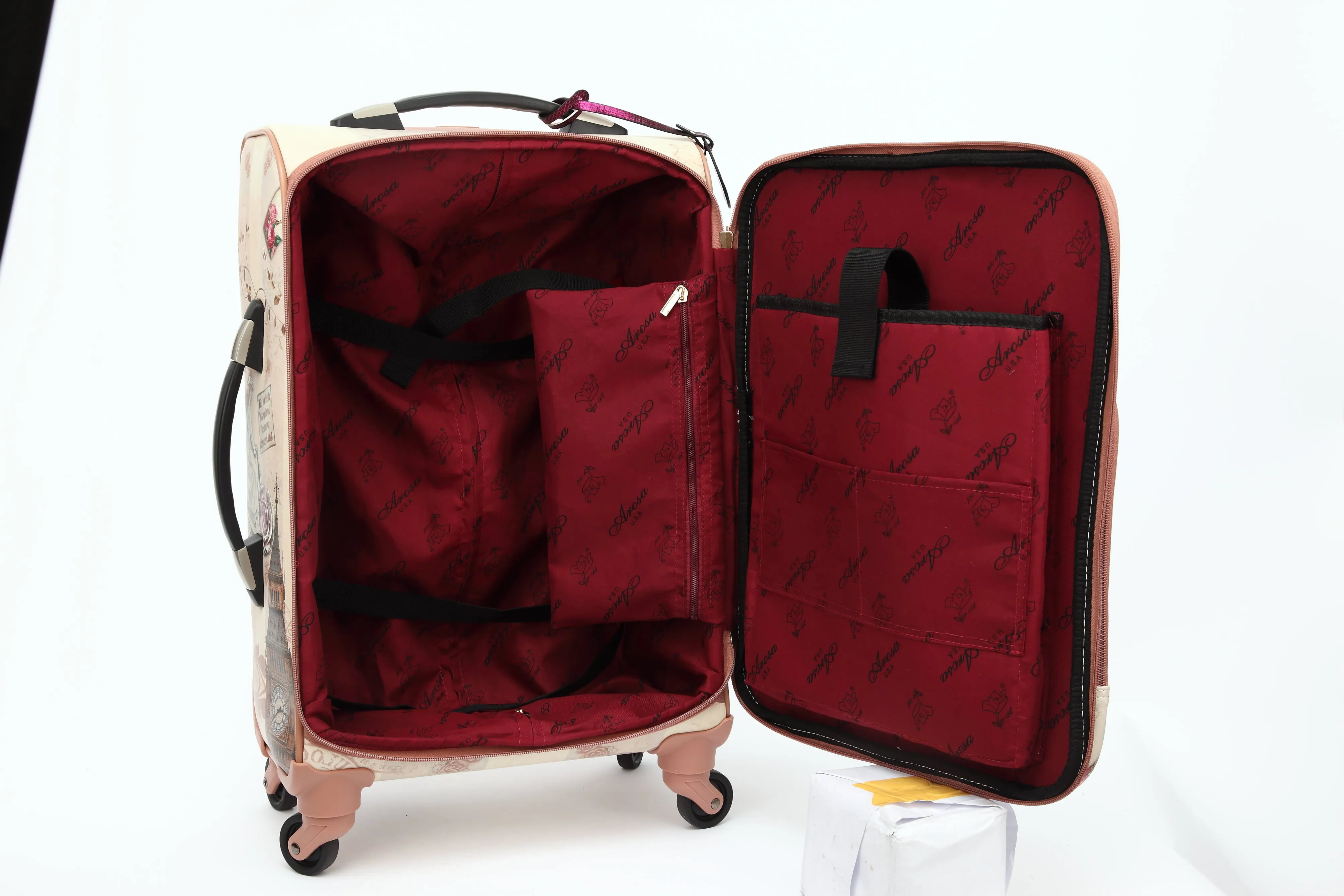 Lady Dream Carry on Luggage with Spinner Wheels