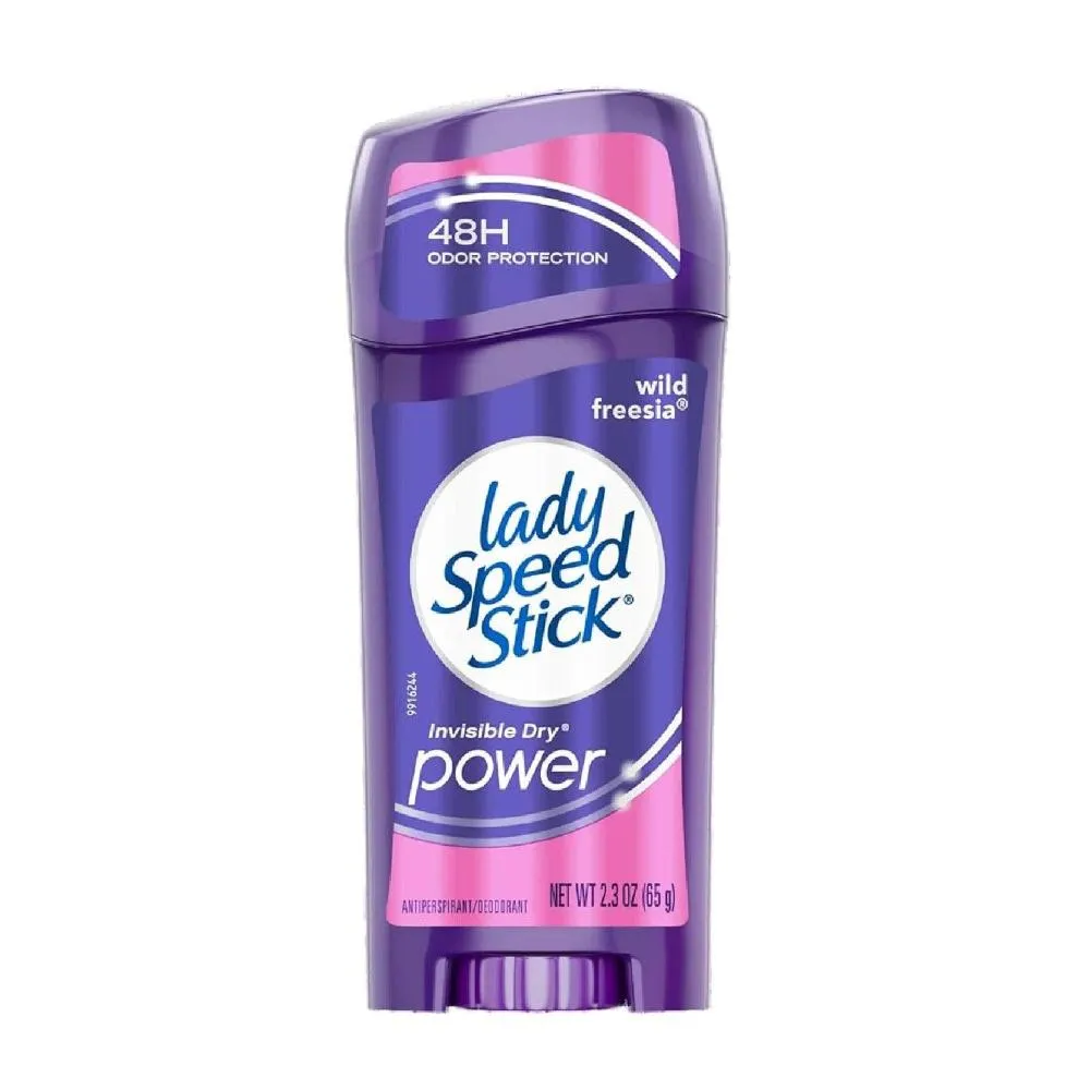 Lady Speed Stick Invisible Antiperspirant & Deodorant Dry Power Wild Freesia 2.3 oz - 120 Pack