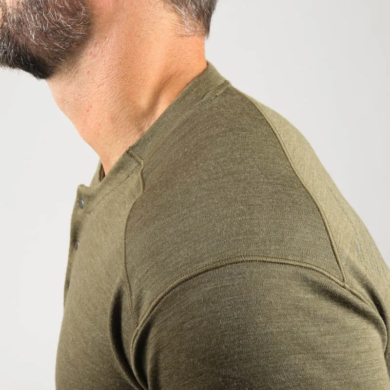 MTHD Merino Mid Weight Henley Top L1