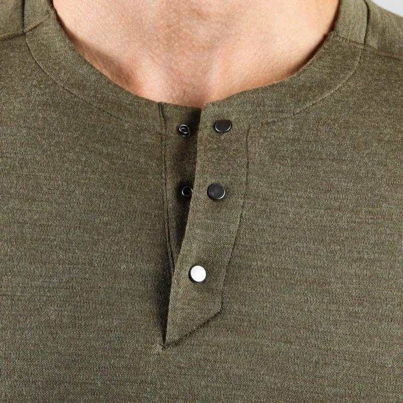 MTHD Merino Mid Weight Henley Top L1