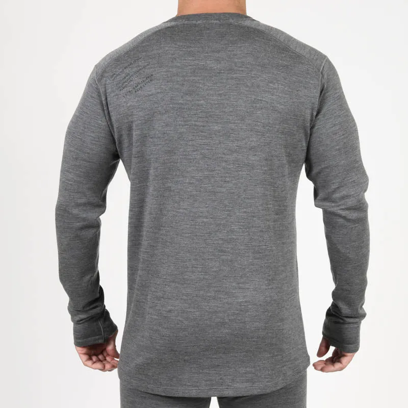 MTHD Merino Mid Weight Henley Top L1