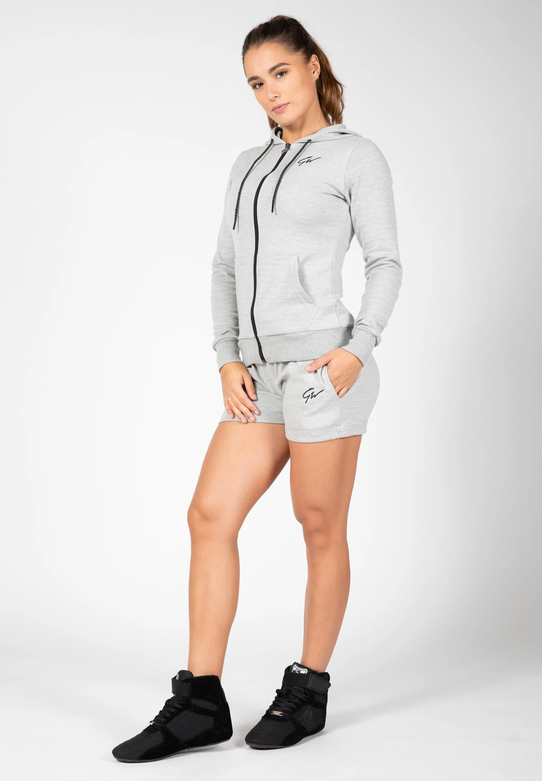 Pixley Zipped Hoodie - Gray