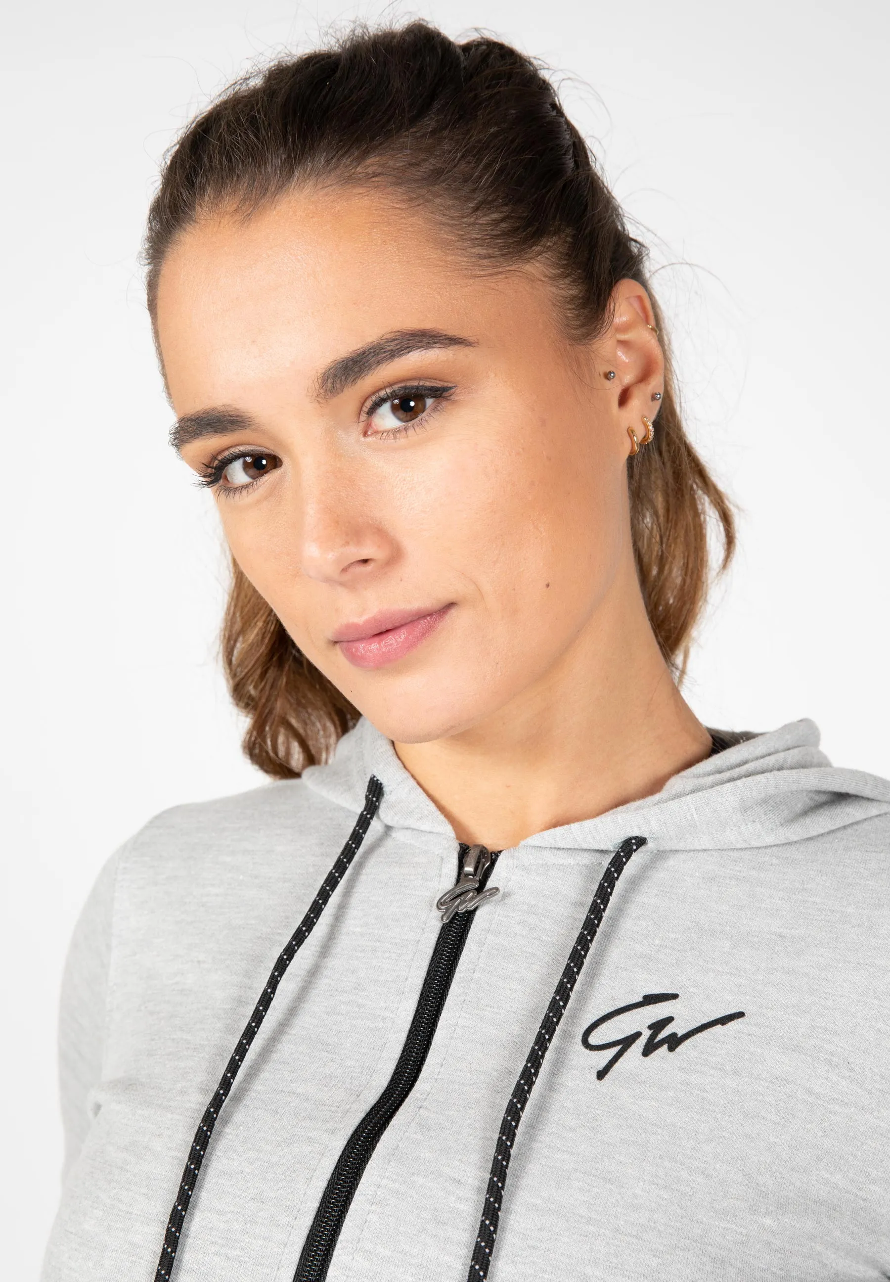 Pixley Zipped Hoodie - Gray