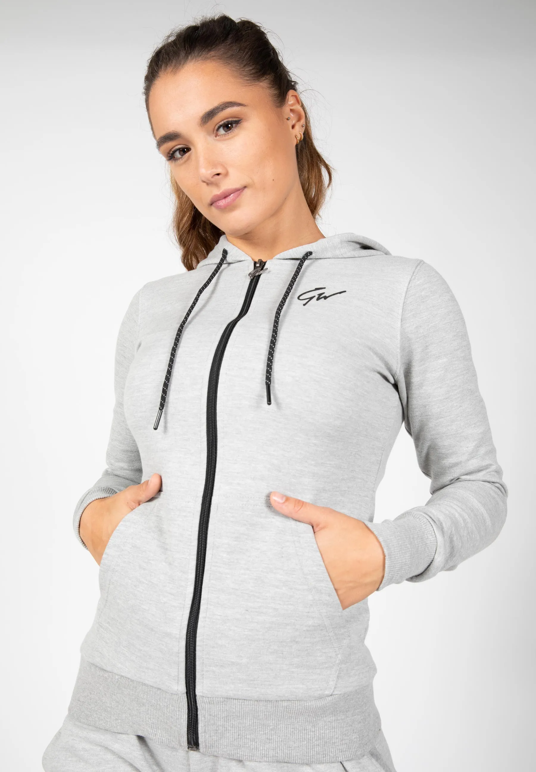 Pixley Zipped Hoodie - Gray