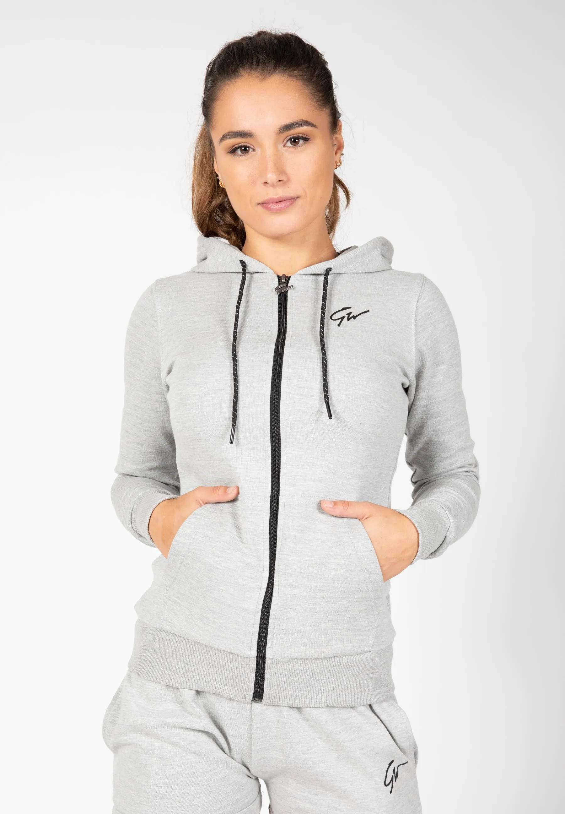 Pixley Zipped Hoodie - Gray