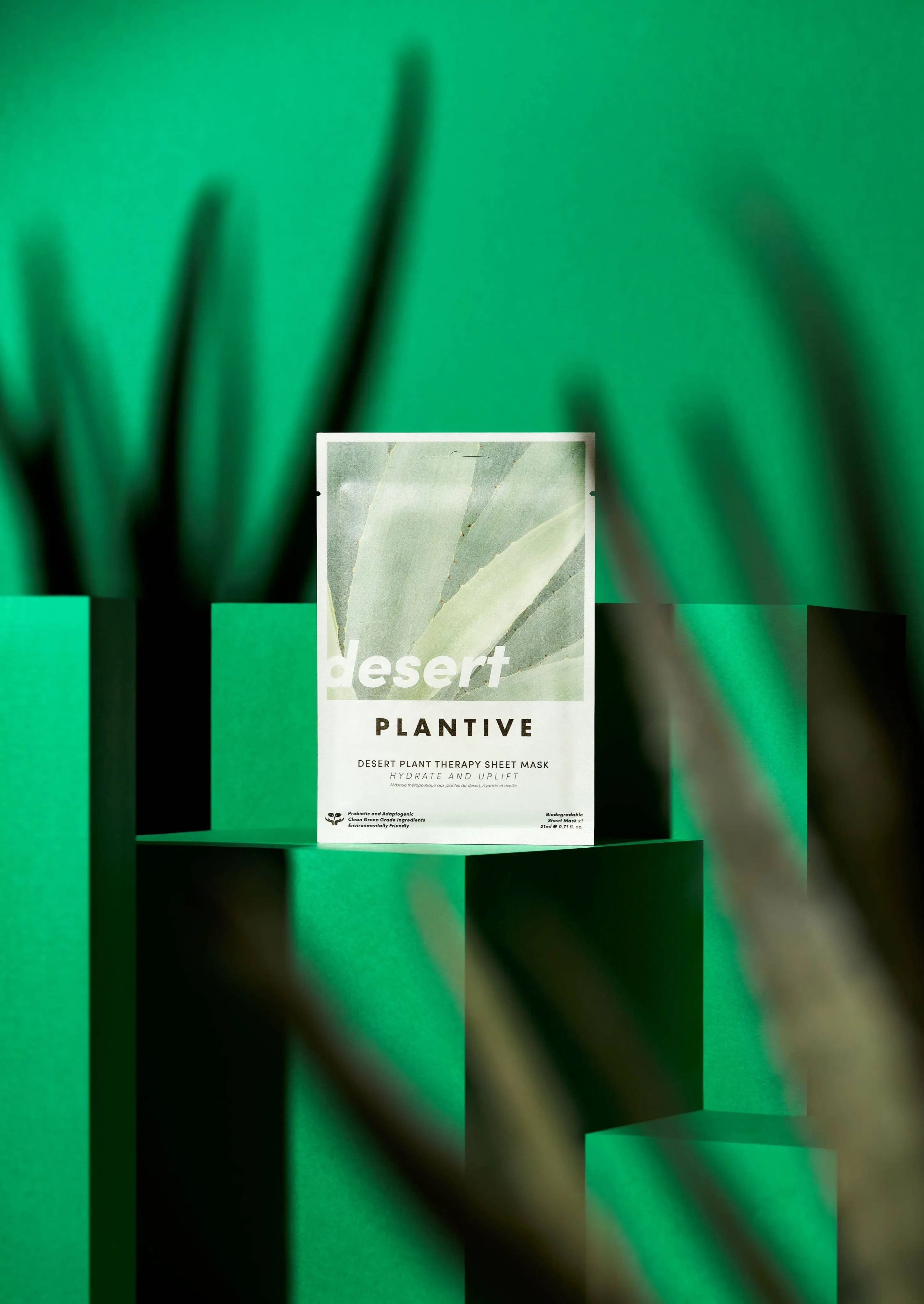 PLANTIVE Desert Plant Therapy Biodegradable Face Sheet Mask