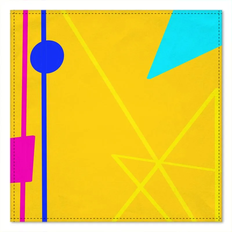 #PS12 JAXS N CROWN COLLECTION designer pocket square multicolored