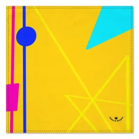 #PS12 JAXS N CROWN COLLECTION designer pocket square multicolored