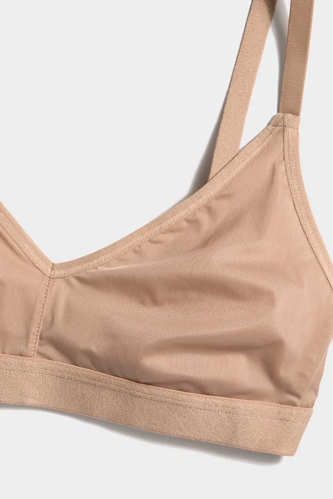 Silky Non-Wire Bra in Buff