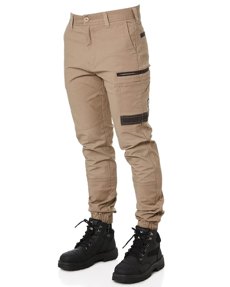 Tradies WP-4 Stretch Cuffed Work Pants Value Pack - Khaki