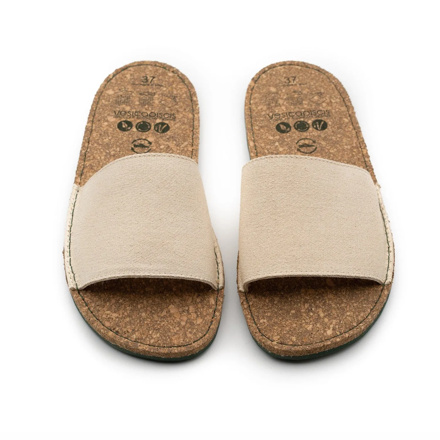 Vegan sandal beige GAN002