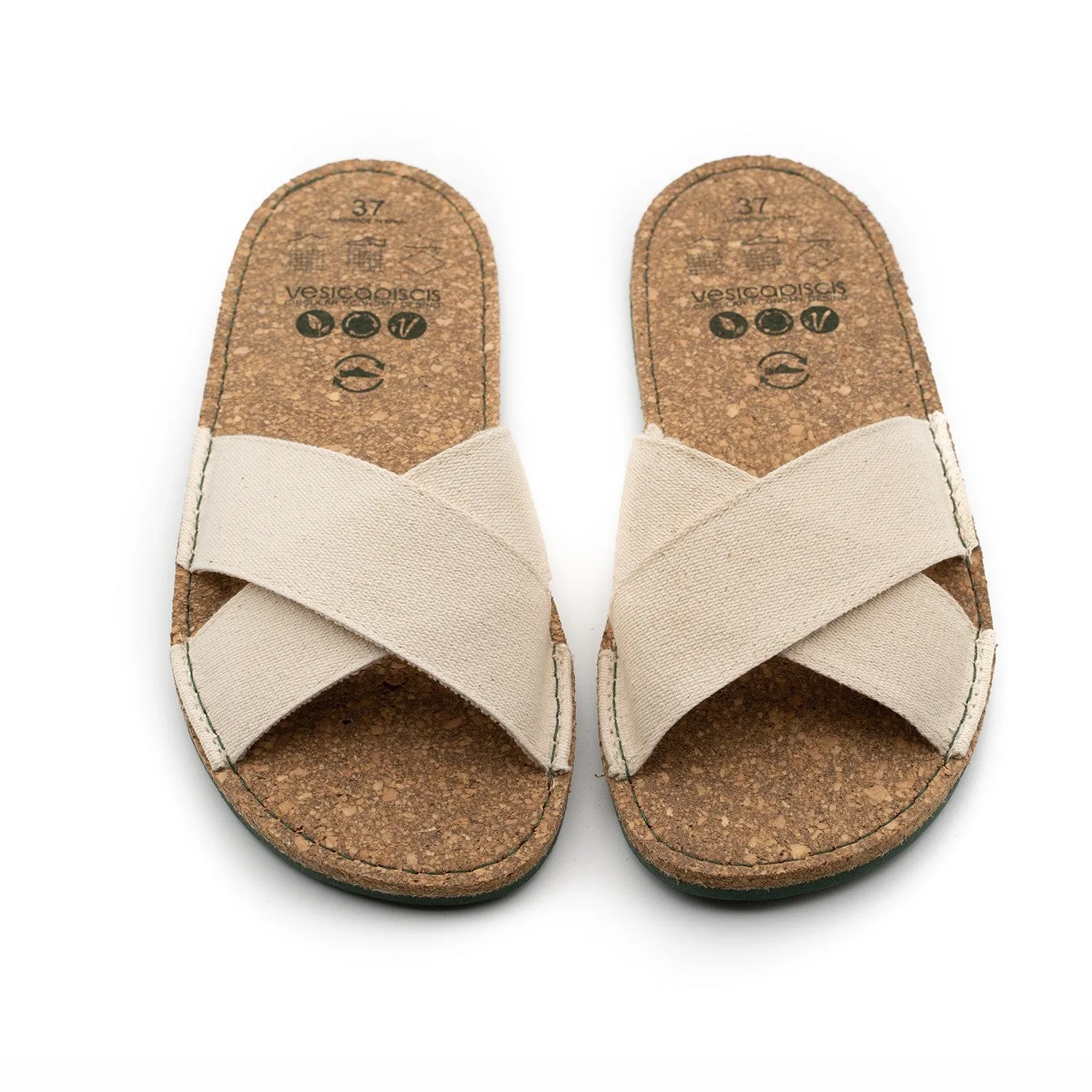 Vegan sandal beige SRI002